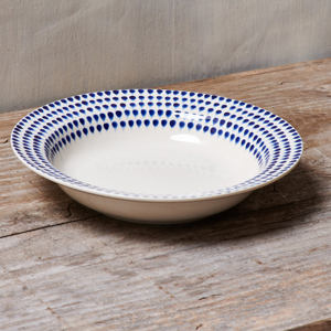 Nkuku Indigo Drop Pasta Bowl